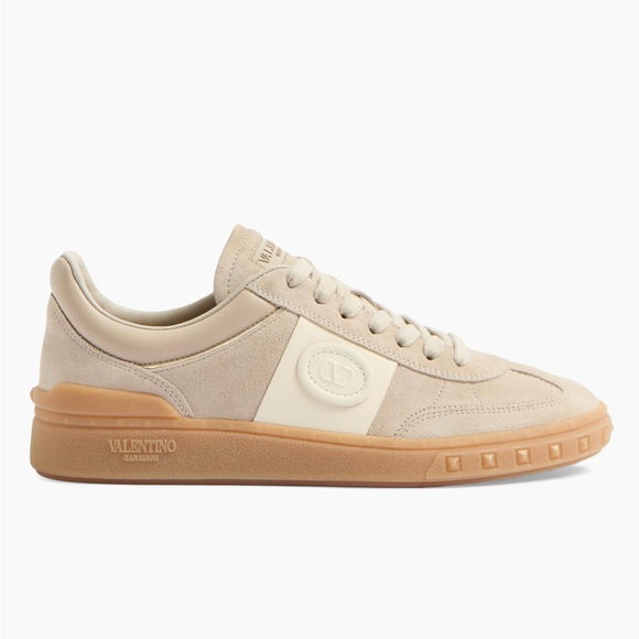 NEW Valentino Cream and Tan Sneakers - Picture 4 of 4